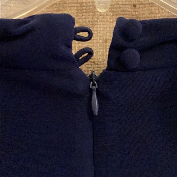 Leslie Fay Navy sequined 💿 evening dress! Perfect for WEDDING💍 season 💙 or Prom! - Picture 5 of 9